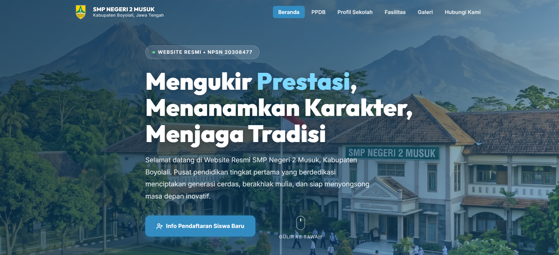 Website SMPN 2 Musuk Boyolali